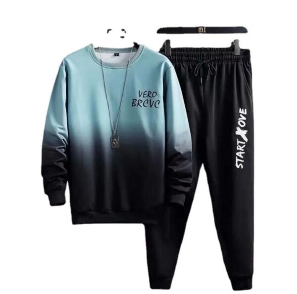 Mens Tracksuits Casual Long Sleeve Two Piece Sweatshirt Pants Set Hip Hop Fashion Streetwear Autumn 5XL